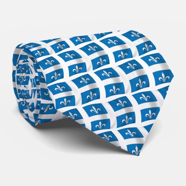 Corbata de la bandera de Quebec (Enrollado)