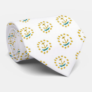 Corbata de la bandera de Rhode Island