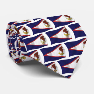 Corbata de la bandera de Samoa Americana
