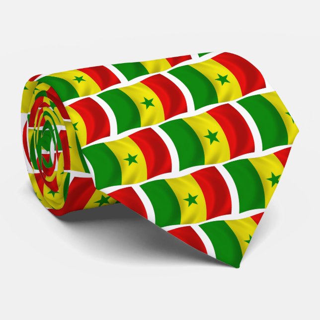 Corbata de la Bandera de Senegal (Enrollado)