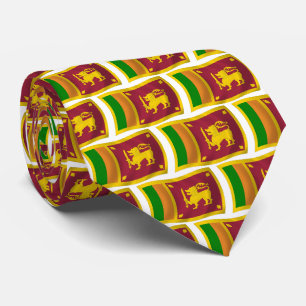 Corbata de la bandera de Sri Lanka