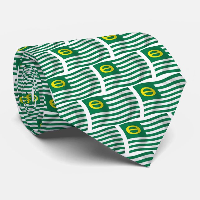 Corbata de la Bandera del Movimiento Ecologista (Enrollado)
