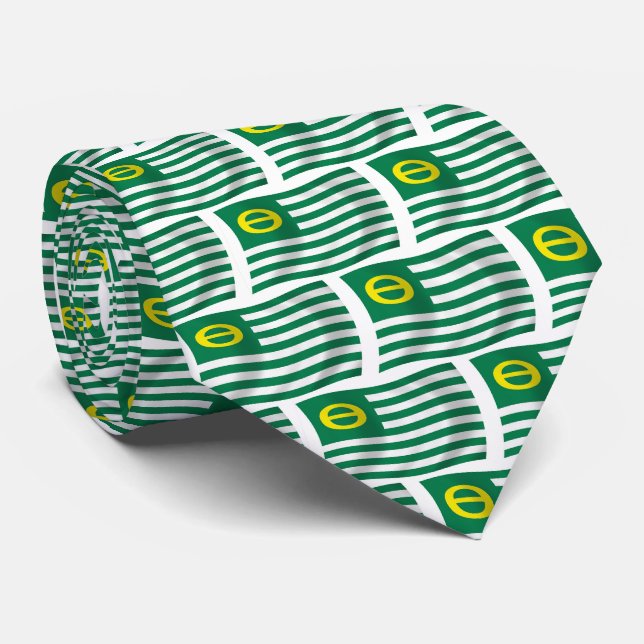Corbata de la Bandera del Movimiento Ecologista (Enrollado)