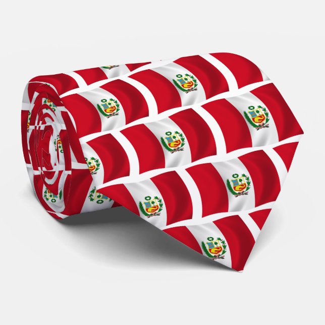 Corbata de la Bandera del Perú (Enrollado)