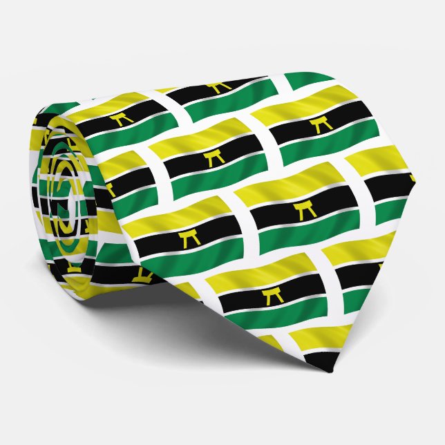 Corbata de la bandera del pueblo Ashanti (Enrollado)