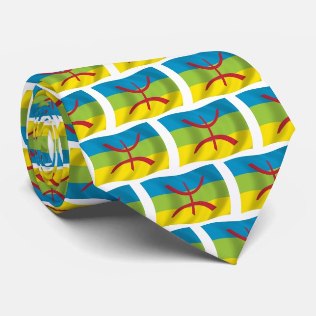 Corbata de la Bandera del Pueblo Bereber (Enrollado)