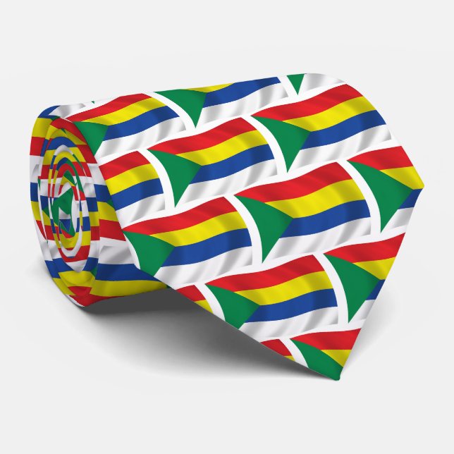 Corbata de la bandera drusa (Enrollado)