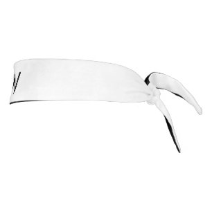 Corbata de la cabeza de sudor de doble cara en col