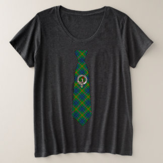 Corbata de la insignia y tartán del clan escocés A