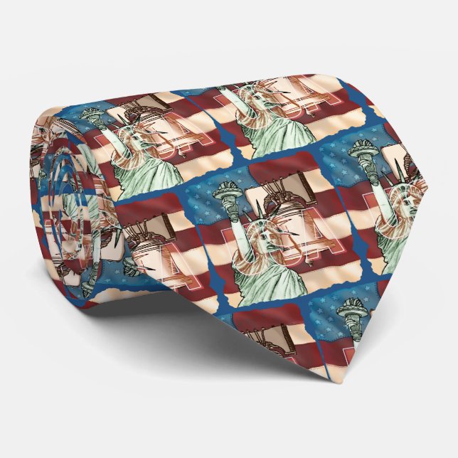 Corbata de la libertad de EE. UU. (Enrollado)