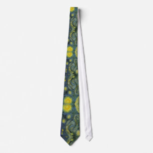 Corbata de la noche estrellada