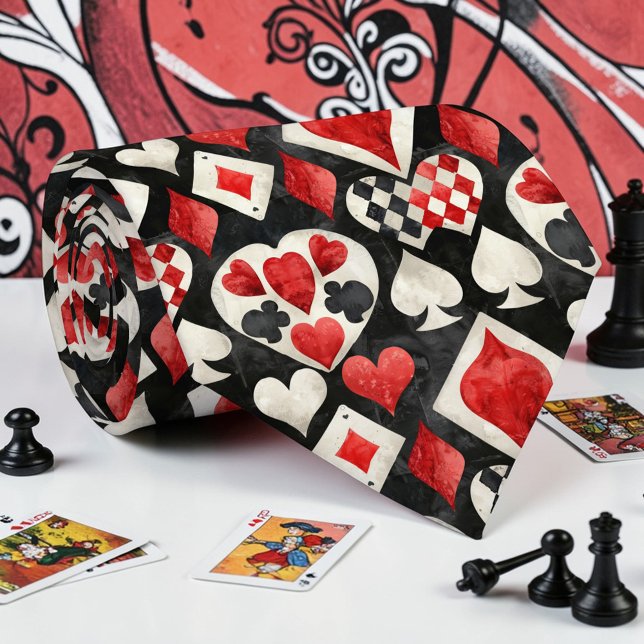 Corbata de lazo con patrón clásico de Wonderland (Subido por el creador)