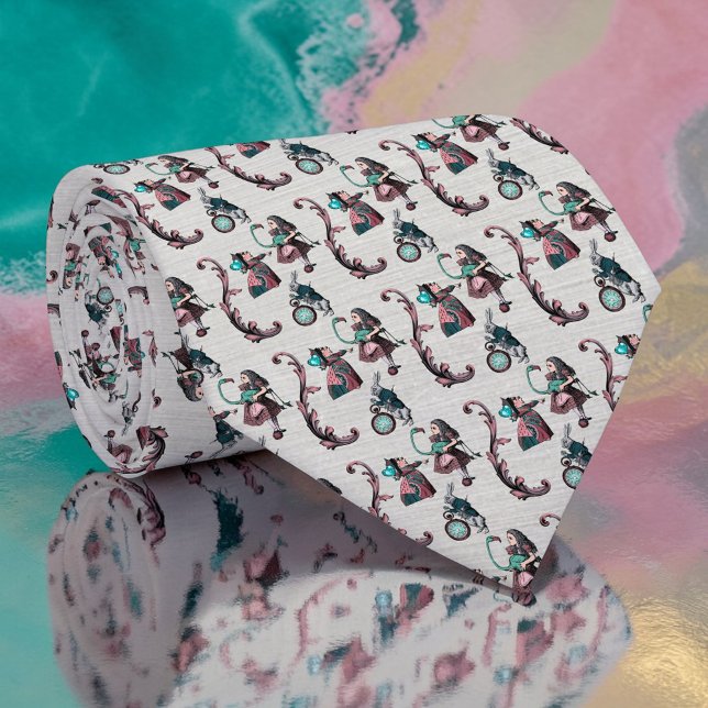 Corbata de lazo con patrón clásico de Wonderland (Subido por el creador)