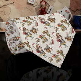 Corbata de lazo con patrón clásico de Wonderland