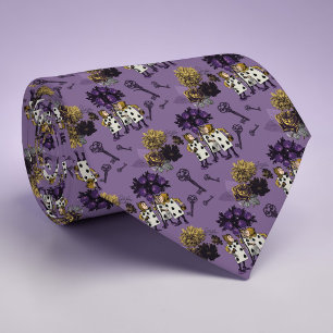 Corbata de lazo con patrón clásico de Wonderland