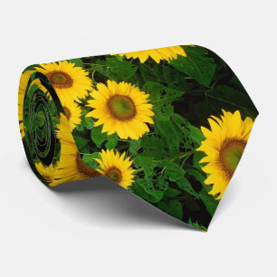 Corbata de los girasoles