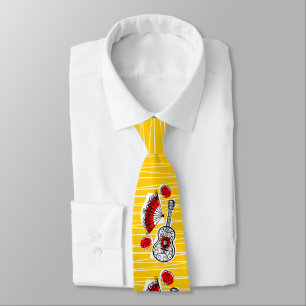 Corbata de los souvenirs españoles