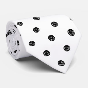 Corbata de lunares con signo zodiacal Tauro