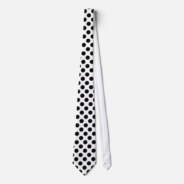 corbata de lunares negros (Anverso)