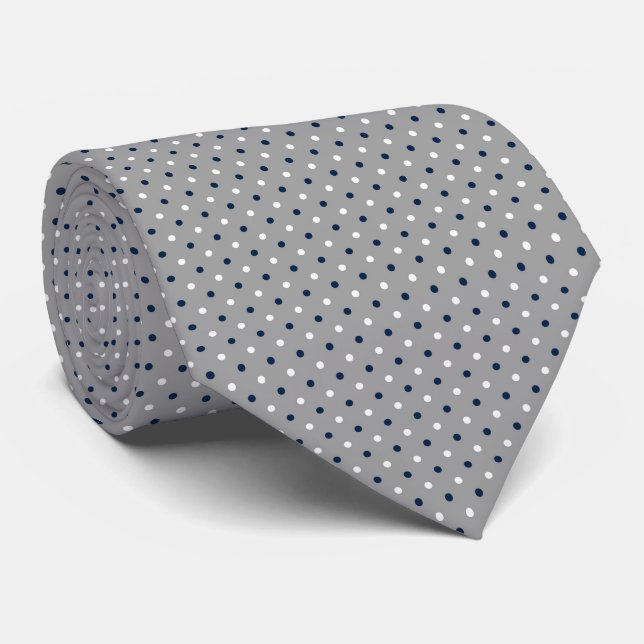 Corbata de lunares para hombres (Enrollado)