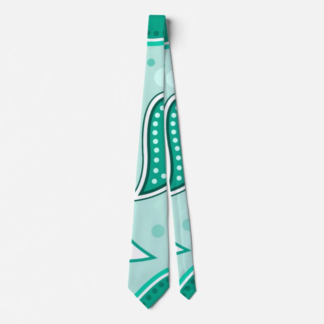corbata de lunares verdes (Anverso)