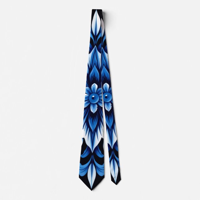 corbata de mandala zafiro (Anverso)