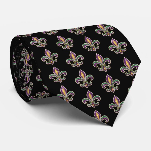 Corbata de Mardi Gras (Enrollado)