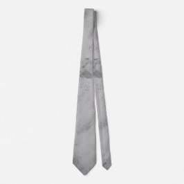 Corbata de mármol gris elegante con patrón 