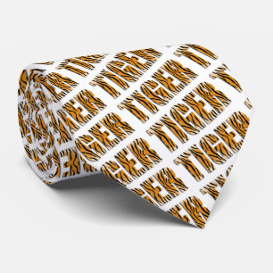 Corbata de mascota del equipo de impresión Tigre d