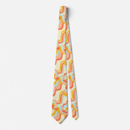 Corbata de moda sin unicornios con arcoíris de mel