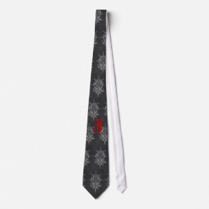 Corbata de monograma pinchada