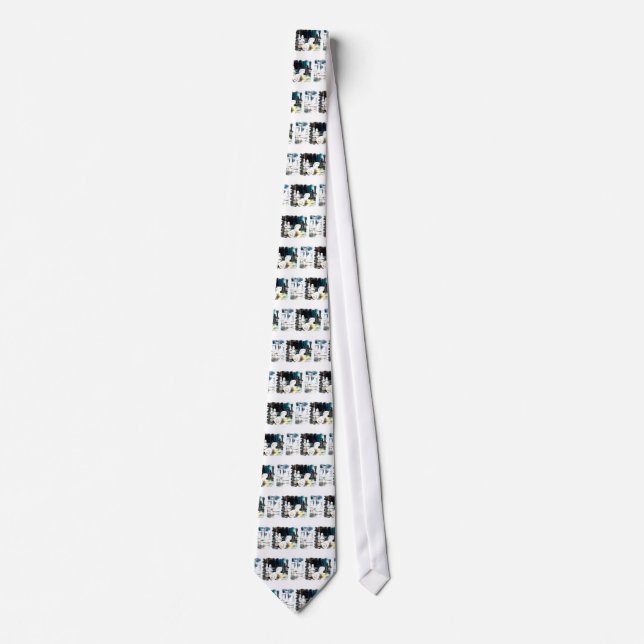 Corbata de movimiento de ajedrez (Anverso)
