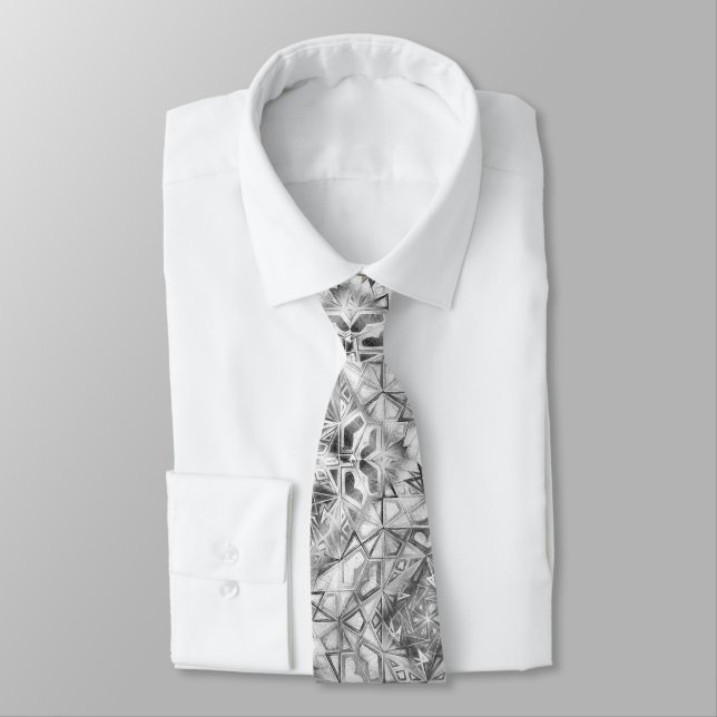 Corbata de Mundos Geométricos (Atado)