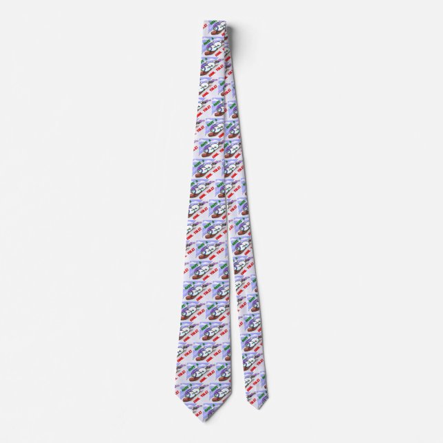 Corbata de muñeco de nieve Cool Yule (Anverso)