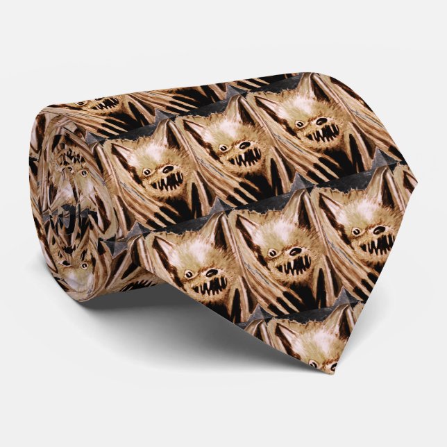 corbata de murciélago vampiro de HALLOWEEN (Enrollado)