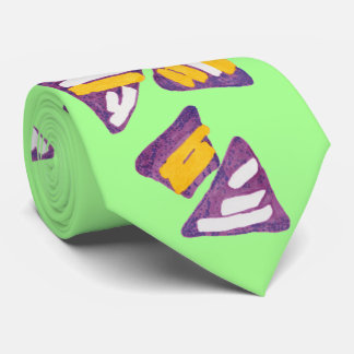 Corbata de nacho en menta eléctrica