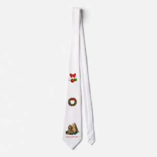 Corbata de Navidad animal