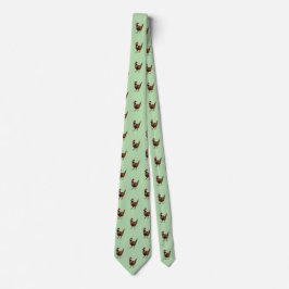 Corbata de Navidad de Faisán Festivo, diseño único