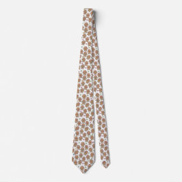 Corbata de Navidad de Hombres de Pan de Jengibre