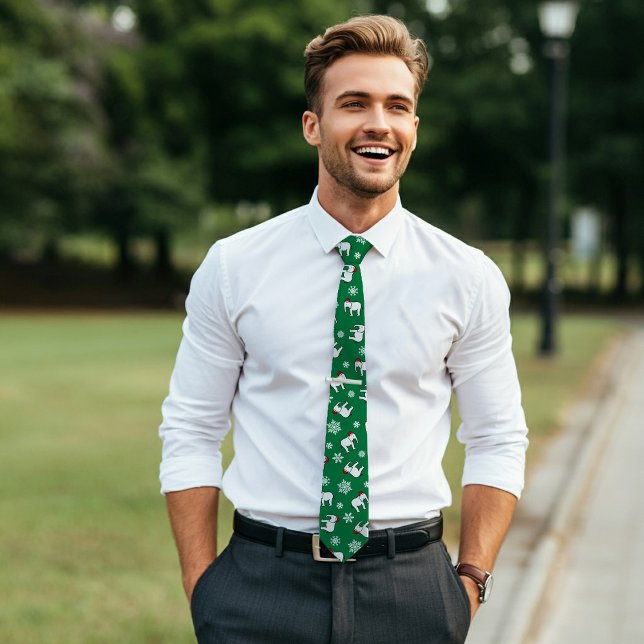 Corbata de Navidad para Fiesta del Elefante Blanco (Wear it to a White Elephant Party or make it the gift you bring to the exchange!)