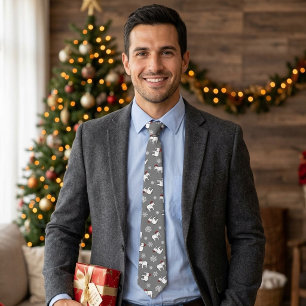 Corbata de Navidad para Fiesta del Elefante Blanco