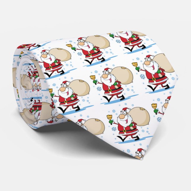 Corbata de Navidad/Santa (Enrollado)