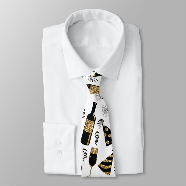 Corbata De Noche Vieja el lazo del fiesta (Atado)