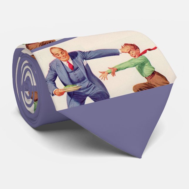 Corbata de novedad de espinacas de Pavlov (Enrollado)