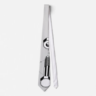 Corbata de nuez y cuello de perno