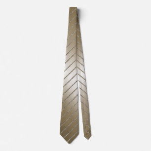 Corbata de oro de bronce elegante