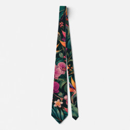 Corbata de orquídea tropical de lujo