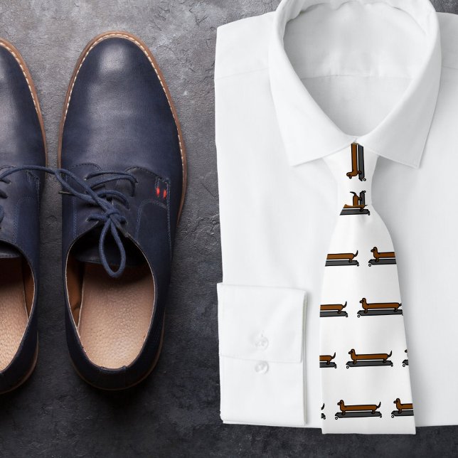 Corbata de perro dachshund (cool ties for cool men who love dogs)