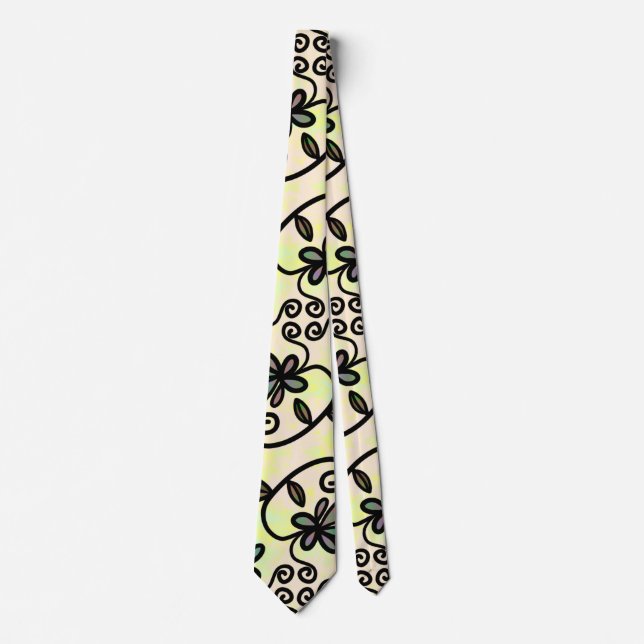 corbata de pétalos botánicos (Anverso)