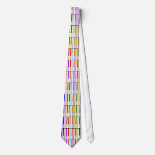 Corbata de piano arcoíris